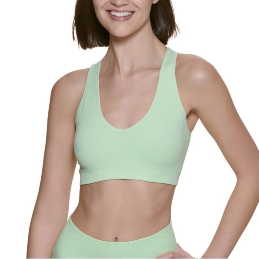 Calvin Klein Women's Ribbed Sports Bra, athletic bra